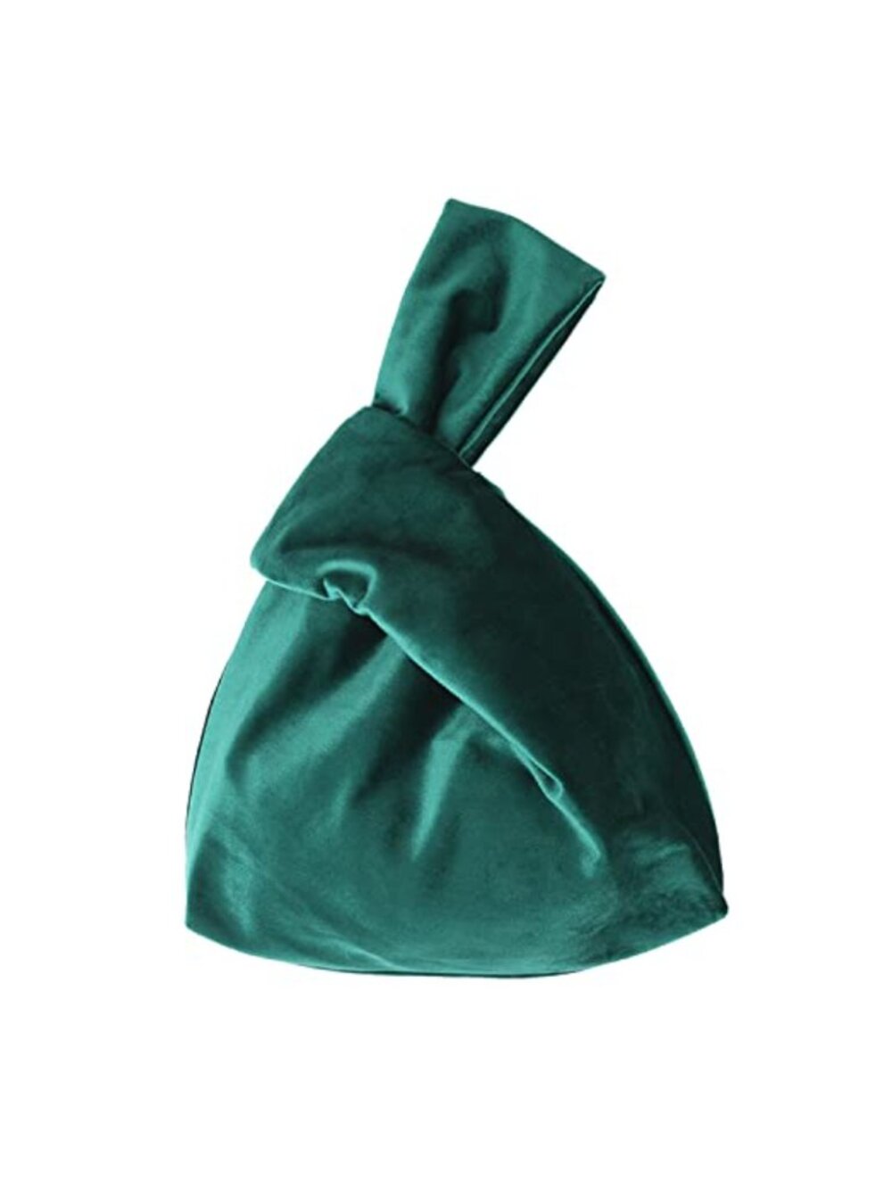 Velvet Knot Clutch Evening Bag Wristlet for Wedding Prom